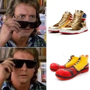 Trump shoes are clown shoes