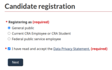Candidate registration 1