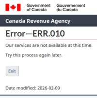 Error 010 - service is not available